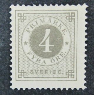 Nystamps Sweden Stamp 42 Og H $30