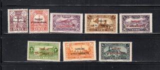 Middle East Syria Sar Stamps Alexandrette Hinged Lot 56231