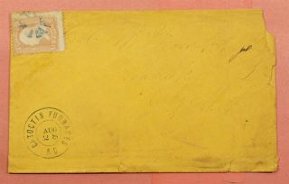 1860s Dpo 1851 - 1894 Catoctin Furnace Md Maryland Cancel