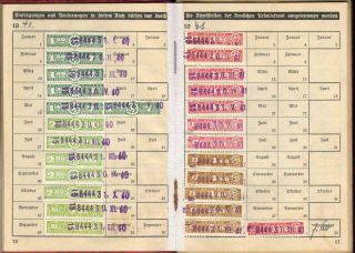 Germany Nazi Era Membership Book Daf Revenues 1938 Fiscal