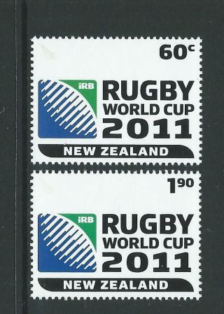 Zealand 2010 Rugby World Cup 2011 Unmounted,  Mnh