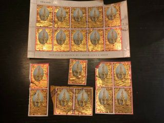 Thailand - 1996 - Stamps - King Bhumibol Golden Jubilee - Gold Foiled -