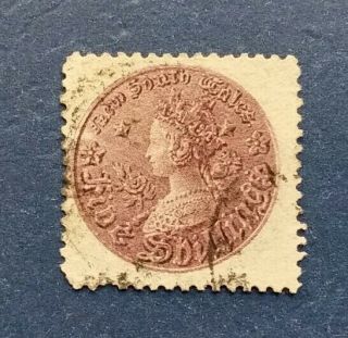 Australian States Stamp,  South Wales,  Scott 10,  Perf 11,  And Hinged