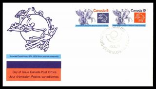 Mayfairstamps Canada Fdc 1971 Upu First Day Cover Wwb90733