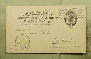 Dr Who 1901 Pasadena Ca Postal Card To Germany E72731