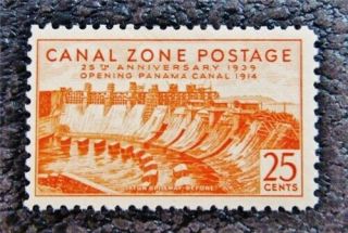 Nystamps Us Canal Zone Stamp 134 Og Nh $25