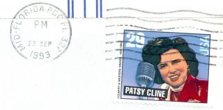 Usa,  Patsy Cline,  Early Use (pre - Fdc) 9/22/1993 (stamps,  Postage,  Collectible)