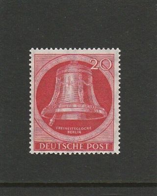Germany - Berlin - 1951 - 20pf Freedom Bell - Clapper To Left - Um / Mnh