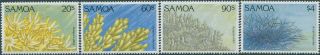 Samoa 1994 Sg912 - 915 Corals Set Mnh