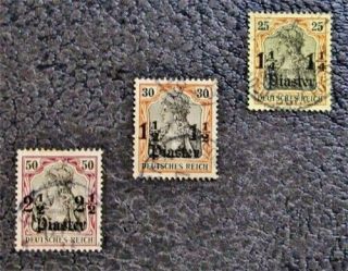 Nystamps German Offices Abroad Turkish Empire Stamp 46 // 49 $45 Signed