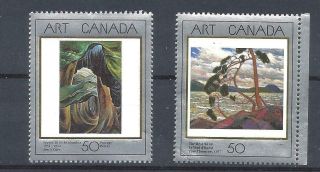 Canada Masterpiece Cdn Art 3 & 4 Scott 1271 & 1310 Nh (bs13258)
