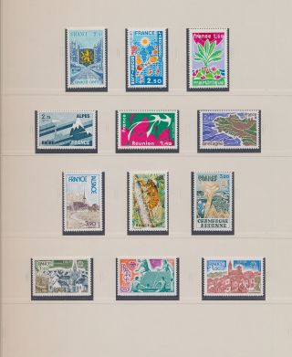 Xb74107 France Monuments Nature Fauna Flora Fine Lot Luxe Mnh