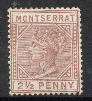 Monserrat Sg 9 2½d.  Lightly V.  F.  U Sound Collectable Stamp No Hidden Faults