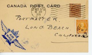 Canada - - Postal Stationary Post Card Unitrade Ux65