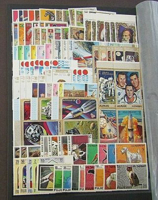 UAE - AJMAN - SUBSTANTIAL COLLN OF 70,  MNH SETS/ SHEETS FROM 1960s/70s ISSUES 2