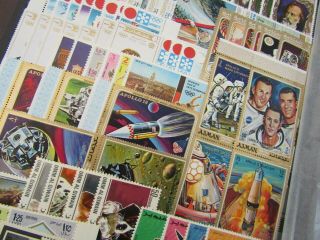 UAE - AJMAN - SUBSTANTIAL COLLN OF 70,  MNH SETS/ SHEETS FROM 1960s/70s ISSUES 3