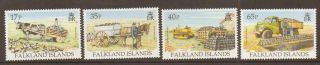 Falkland Islands Sg742/5 1995 Transporting Peat Mnh