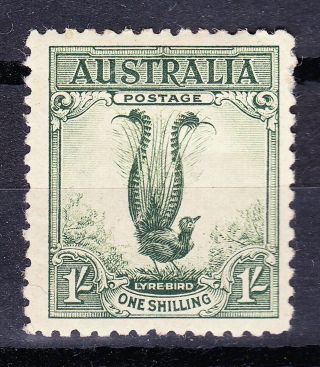 Australia 1932 Lyrebird 1/ - Sg 140 Hinged On Full Gum
