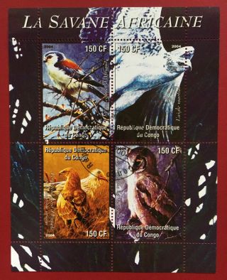 Philatelic Stamps Thematic - 932 - Birds From Around The World,  Ornitology Congo