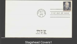 A2zed Us Fdc 6 Aug 1970 6c Eisenhower Stamp Washington Dc To Osceola Pa