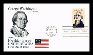 Dr Jim Stamps Us George Washington Presidents Of United States Fdc Cover
