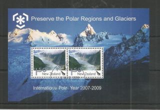 Zealand 2009 International Polar Year Minisheet Sg,  Ms3130 F/used Lot 9783a