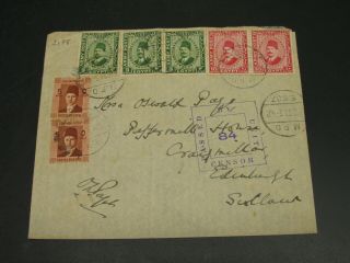Egypt 1939 Censored Cover To Uk Faulty 2178