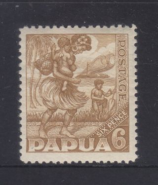 Papua: 1932 Pictorial 6d Mh Sg137