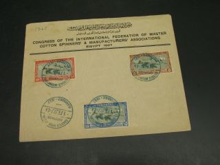 Egypt 1927 Cotton Special Cancel Cover 1768