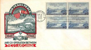 961 3c U.  S.  Canada Friendship,  Cachetcraft/staehle [d548347]
