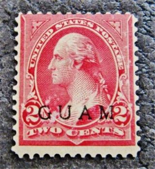 Nystamps Us Guam Stamp 2 Og H $18