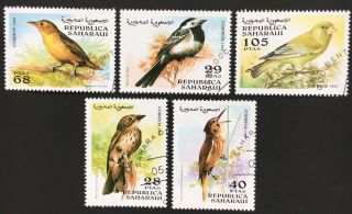 Philatelic Stamps Thematic - 0008 - Birds Of The World / Saharaui 1997