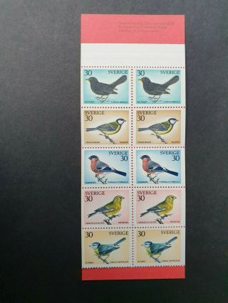 1970 Sweden Sverige Schweden Booklet Swedish Birds Vf Mnh B300.  22 Start0.  99$
