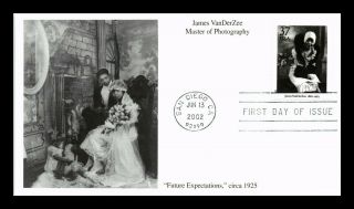 Dr Jim Stamps Us Master Of Photography James Vanderzee First Day Cover