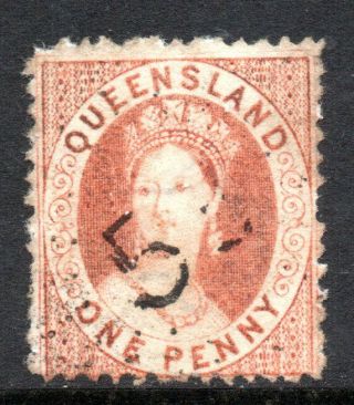 Queensland: 1871 Qvi 1d Sg 59