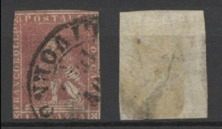 No: 68066 - Toscano - Italy State - " Lion " - A Very Old Stamp -