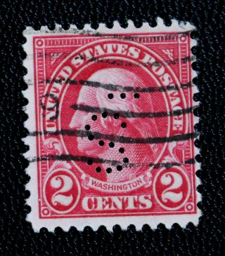 Us Stamp Sc 634 Perfin 52.  16a Swift & Co.  Control Pins 13 - 14 - 15 Chicago