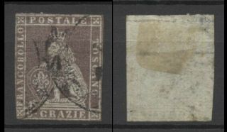 No: 68065 - Toscano - Italy State - " Lion " - A Very Old Stamp -