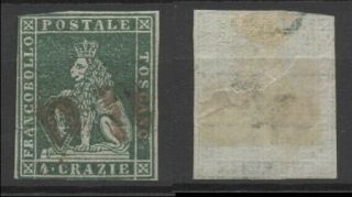 No: 68064 - Toscano - Italy State - " Lion " - A Very Old Stamp -