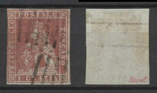 No: 68062 - Toscano - Italy State - " Lion " - A Very Old Stamp -