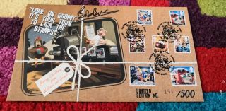 2010 Stamp Centre Wallace Gromit Christmas First Day Cover Fdc Signed Bob Baker