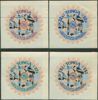 Tonga 1980 Sg765 - 768 South Pacific Scout Jamboree And Rotary Airmail Set Mnh