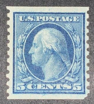 Travelstamps: Us Stamps Scott 458 5 Cent Washington Coil Mogh