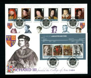 2008 Kings Of England Limited Edition First Day Covers 2 Items (o151)
