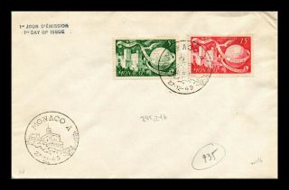 Dr Jim Stamps Universal Postal Union First Day Issue Monaco Cover