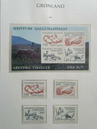 2000 Greenland Gronland Set Animals Vf Mnh B236.  17 Start 0.  99$