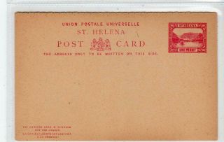 St Helena: Reply - Paid Postal Stationery Postcard (c45032)