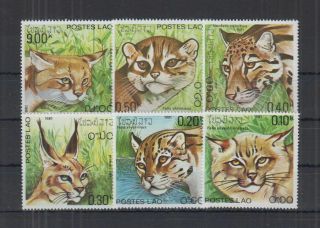 W703.  Cambodia - Mnh - Nature - Animals - Wild Cats