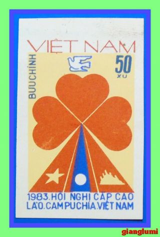 Vietnam Imperf Laos Kampuchea Friendship 50x Mnh Ngai