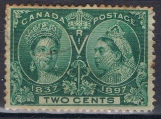 Canada 1897 Queen Victoria Jubilee 2 Cent Sg 124